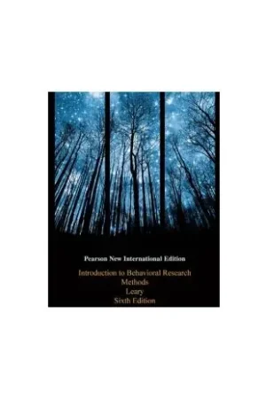Betrouwbaar Introduction to behavioral research methods 6th ed