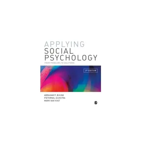 Applying Social Psychology Beperkte Voorraad