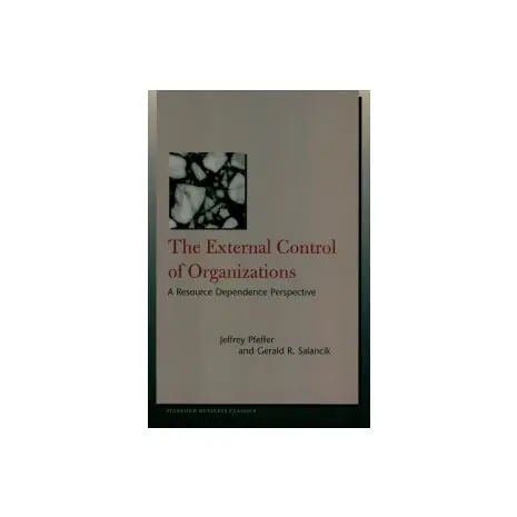 The external control of organizations Voordeelprijs
