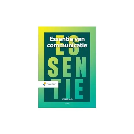 Essentie van communicatie 4e dr Beperkte Voorraad