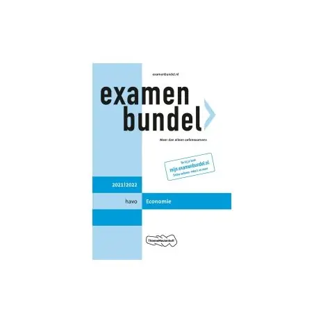 Voordeelprijs Examenbundel Economie : havo : 2021/2022