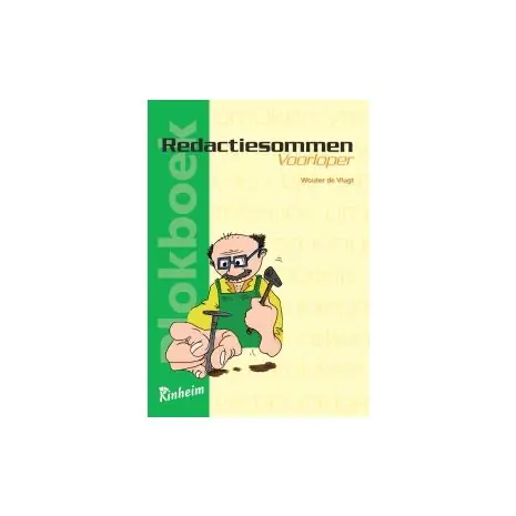 Blokboek Redactiesommen : Voorloper Koop Vandaag