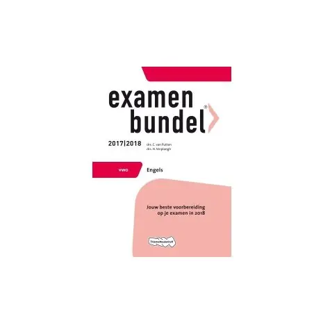 Meest Verkocht Examenbundel Engels : vwo : 2017/2018