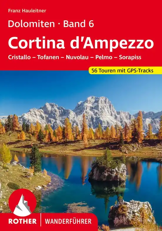Weekendaanbieding Wandelgids 6 Dolomiten 6 - Cortina d’Ampezzo | Rother Bergverlag (9783763344451)