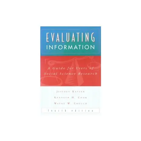 Evaluating information Meest Verkocht
