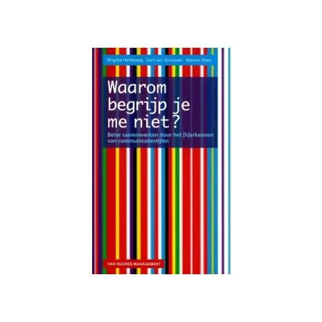 Waarom begrijp je me niet? Aanbieding