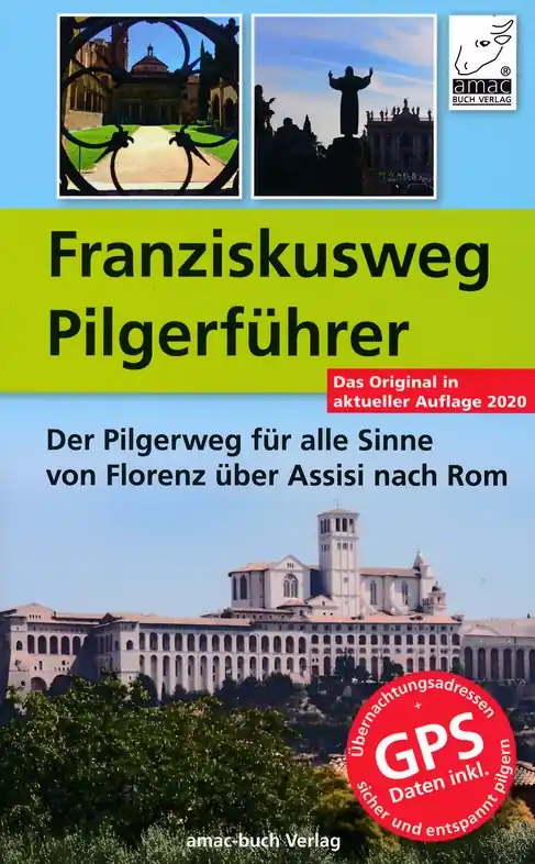 Pelgrimsroute - Wandelgids Franziskusweg Pilgerführer | Amac-Buch (9783954310791) Flitsaanbieding