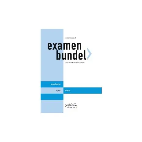 Bestseller Examenbundel Frans : havo : 2019/2020