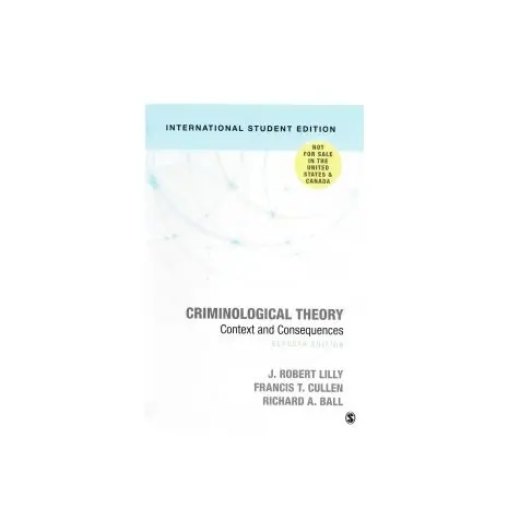 Must-Have Criminological theory