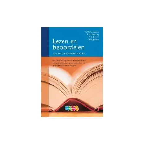 Lezen en beoordelen van onderzoekspublicaties Bestseller