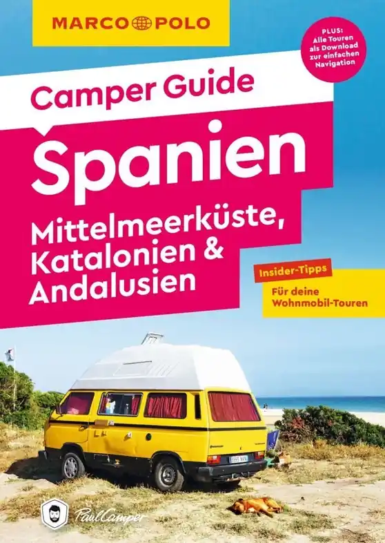 Campergids Camper Guide Spanien: Mittelmeerküste, Katalonien & Andalusien | Marco Polo (9783575019325) Laatste Kans