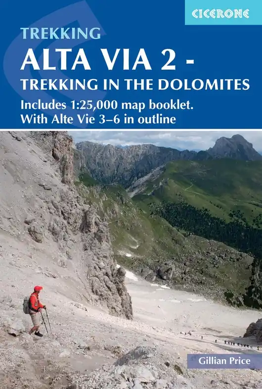 Wandelgids Alta Via 2 - Trekking in the Dolomites | Cicerone (9781786310972) Tijdelijk Beschikbaar