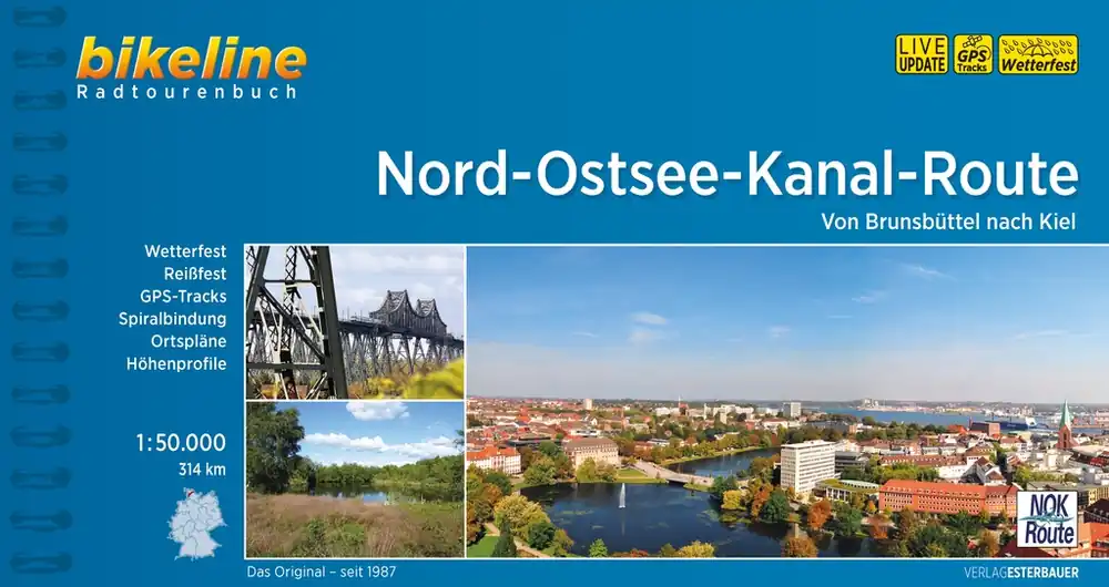 Fietsgids Bikeline Nord-Ostsee-Kanal-Route | Esterbauer (9783850009881) Nu Kopen