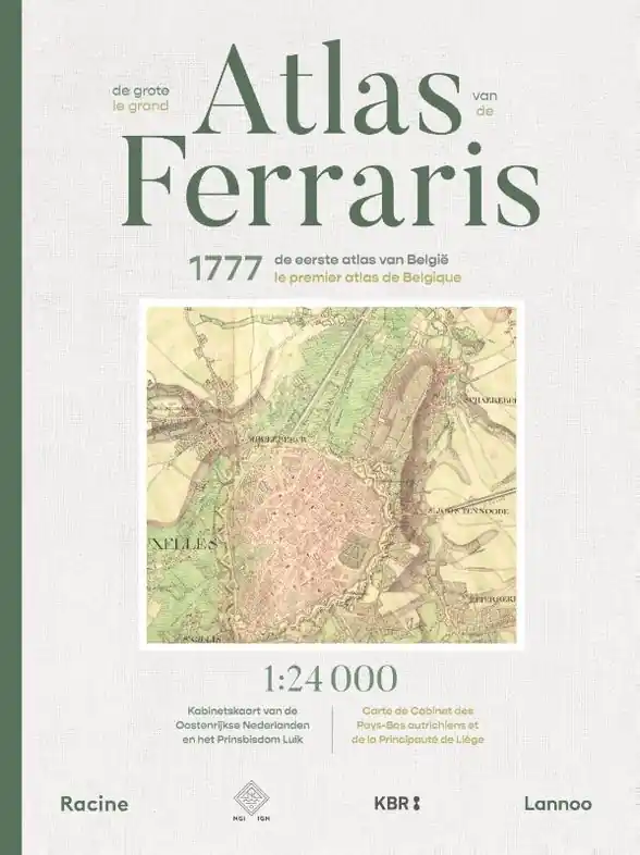 Beperkte Voorraad Topografische kaart - Historische Atlas De Grote Atlas van Ferraris/Le Grand Atlas de Ferraris | Lannoo (9789401498784)