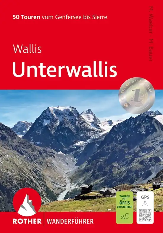 Wandelgids Wallis : Unterwallis | Rother Bergverlag (9783763314409) Gecertificeerd