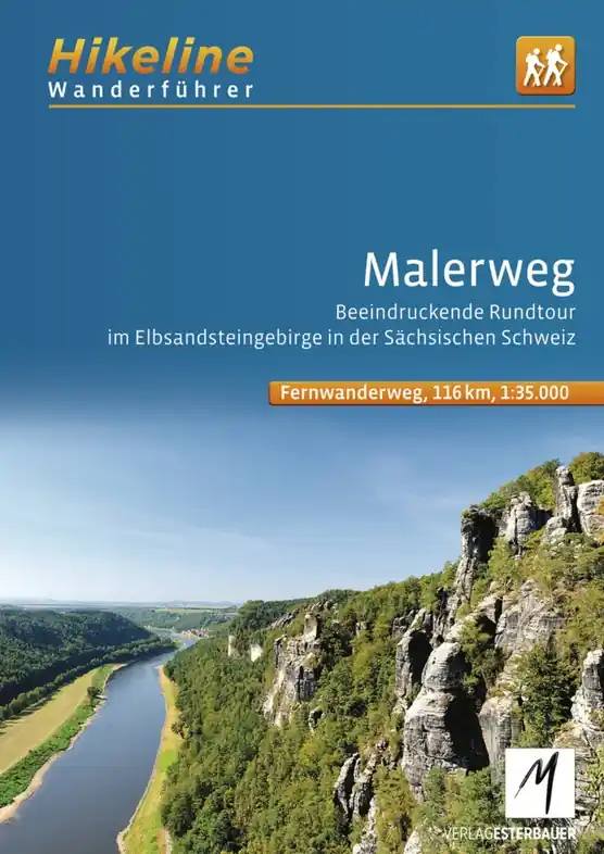 Wandelgids Hikeline Malerweg | Esterbauer (9783711102539) Gratis Verzending