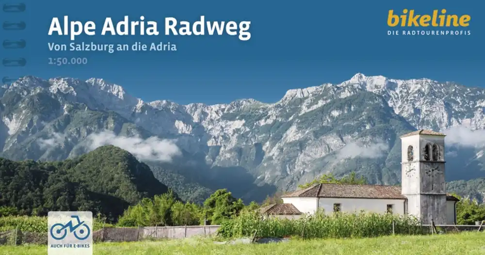 Fietsgids Bikeline Alpe Adria Radweg | Esterbauer (9783711102867) Lage Prijs