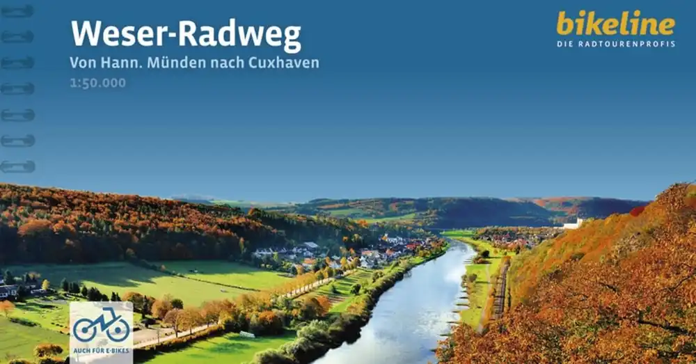 Koop Online Fietsgids Bikeline Weser-Radweg | Esterbauer (9783711103093)