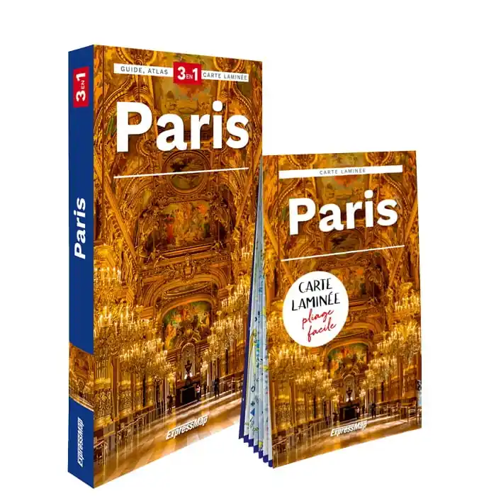 Reisgids - Stadsplattegrond Paris explore gids (FR) + atlas + kaart | ExpressMap (9788383551272) Express Levering