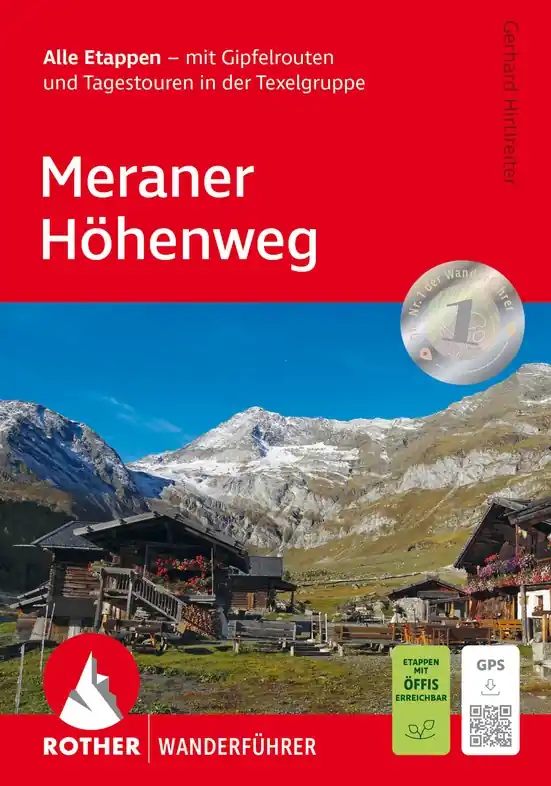 Weekendaanbieding Wandelgids Meraner Höhenweg - Alle 15 Etappen | Rother Bergverlag (9783763348978)