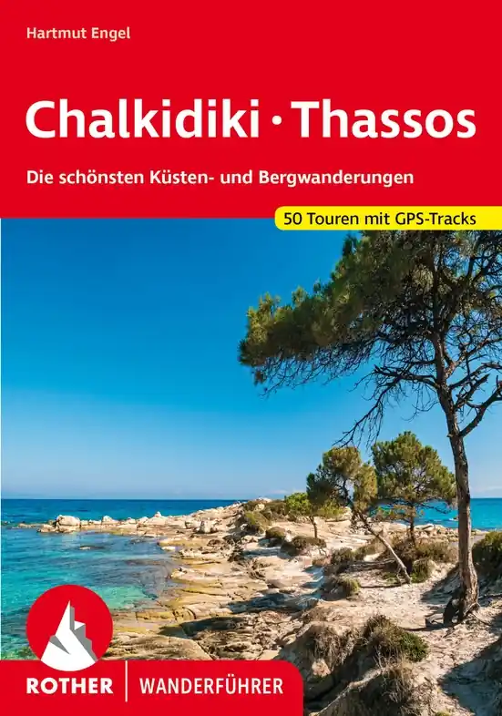 Aanbieding Wandelgids Chalkidiki · Thassos | Rother Bergverlag (9783763345335)