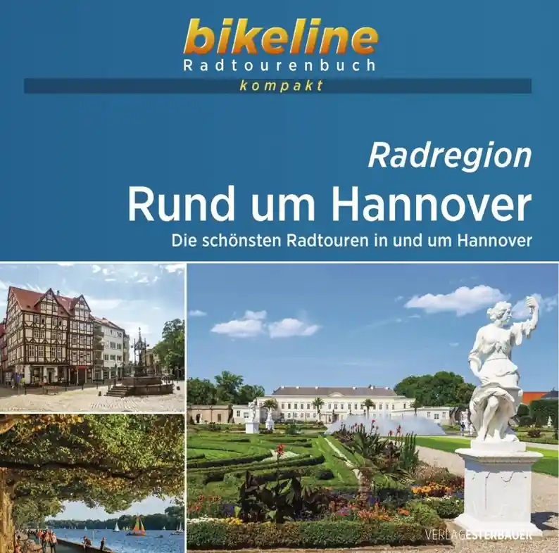 Lage Prijs Fietsgids Bikeline Radtourenbuch kompakt Rund um Hannover radregion | Esterbauer (9783711101136)