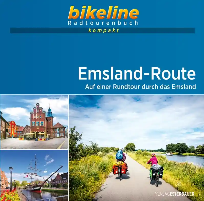 Fietsgids Bikeline Radtourenbuch kompakt Emsland - Route | Esterbauer (9783711100153) Lage Kosten