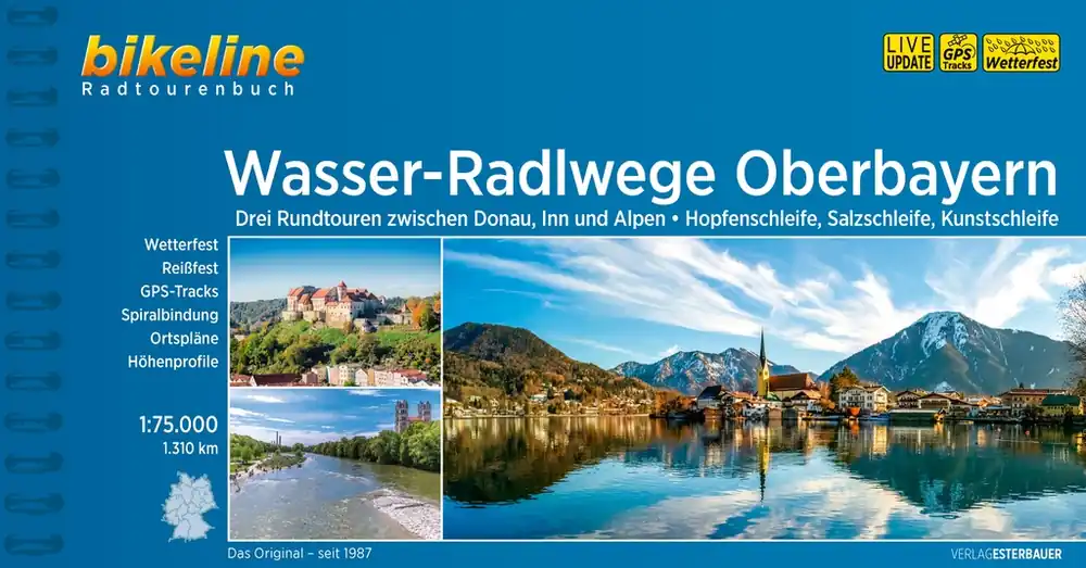 Lage Prijs Fietsgids Bikeline Wasser-Radlwege Oberbayern | Esterbauer (9783711100450)