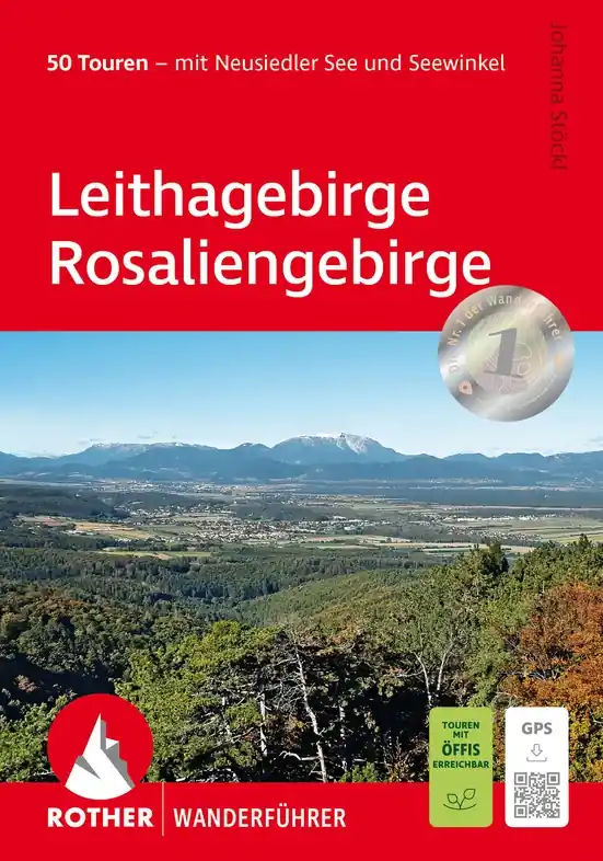 Beperkte Voorraad Wandelgids Leithagebirge – Rosaliengebirge | Rother Bergverlag (9783763347575)