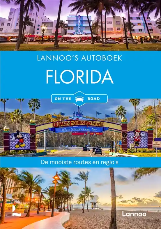 Reisgids Lannoo's Autoboek Florida on the road | Lannoo (9789401401586) Merkproduct
