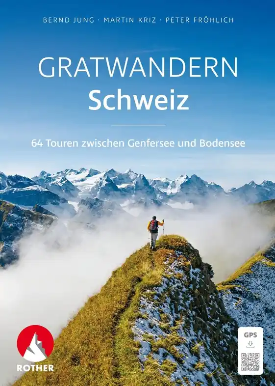 Wandelgids Gratwandern Schweiz | Rother Bergverlag (9783763334513) Dagaanbieding