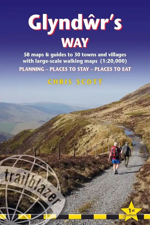 Weekendaanbieding Wandelgids Gllyndwr's Way | Trailblazer Guides (9781912716326)