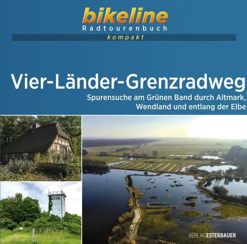 Fietsgids Bikeline Radtourenbuch kompakt Vier-Länder-Grenzradweg | Esterbauer (9783711101105) Koop Online