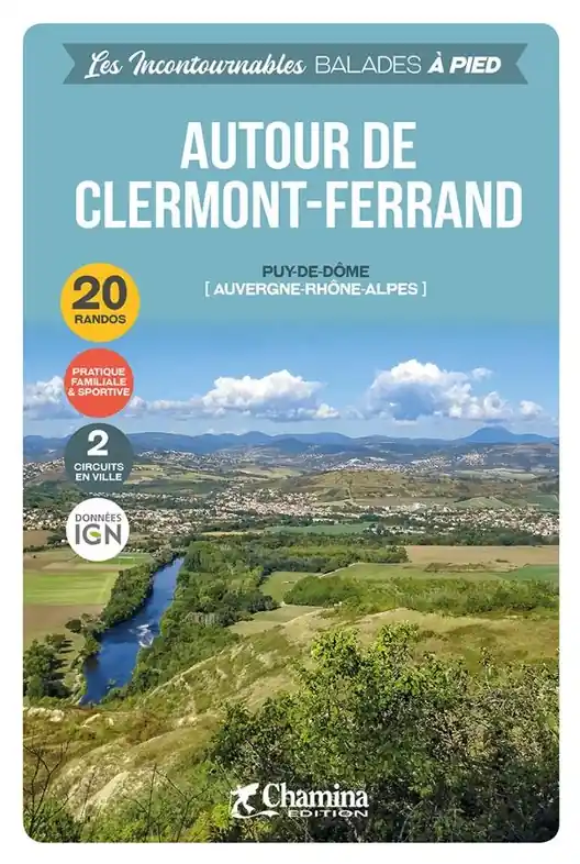 Wandelgids Clermont-Ferrand autour à pied Puy-de-Dôme | Chamina (9782844665645) Dagaanbieding