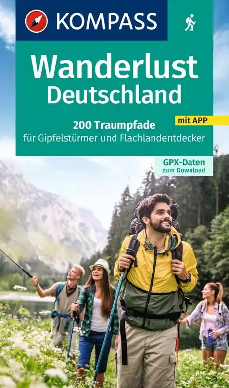 Laatste Versie Wandelgids Wanderlust Deutschland - Duitsland | Kompass (9783991219019)