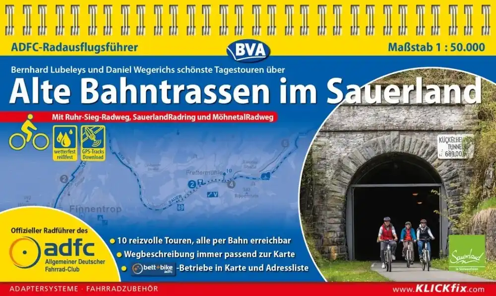 Fietsgids Alte Bahntrassen im Sauerland | BVA BikeMedia (9783969900369) Direct Beschikbaar