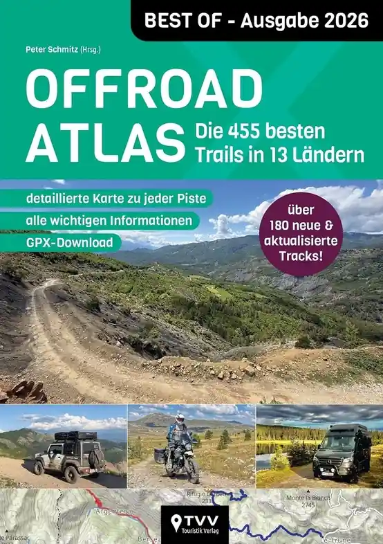 Reisgids Offroad Atlas 2026 | TVV Touristik Verlag (9783965990753) Snelle Levering