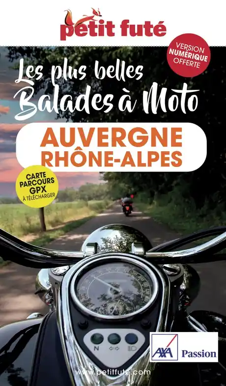 Reisgids Les plus belles balades à moto Auverge Rhône-Alpes 23-24 | Petit Futé (9782305091013) Merkproduct