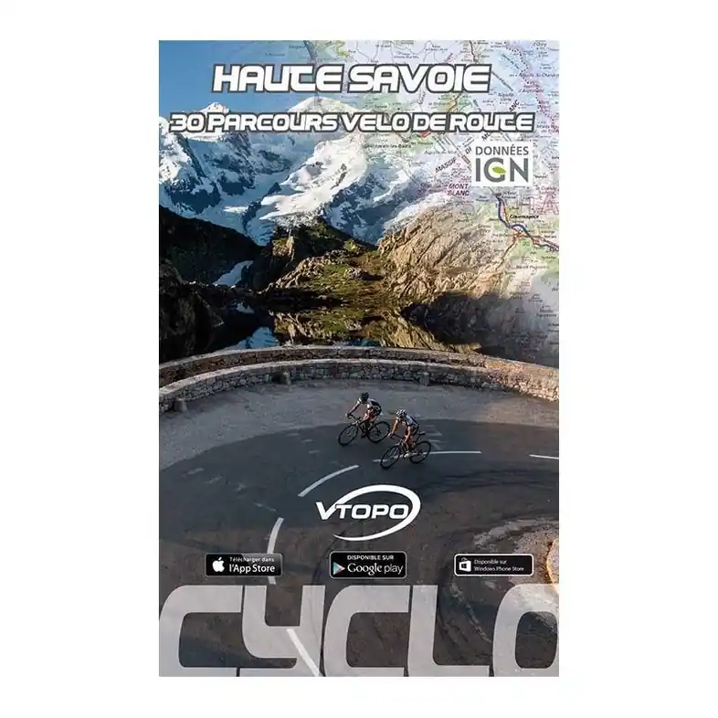 Nieuw Fietsgids Haute-Savoie 30 parcours | Vtopo (9782916972961)