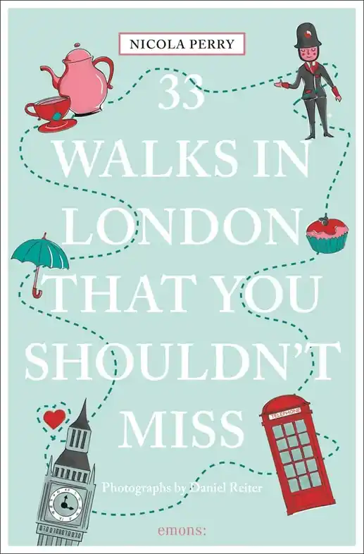 Wandelgids 111 places in 33 Walks in London That You Shouldn't Miss | Emons (9783740819552) Veilige Betaling