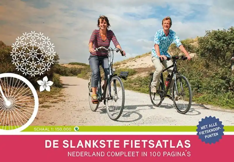 Weekendaanbieding Fietsgids - Fietsatlas De slankste fietsatlas van Nederland | Buijten & Schipperheijn (9789463692649)