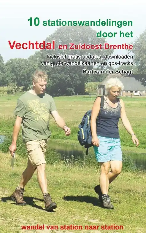Wandelgids 10 stationswandelingen door het Vechtdal en Zuidoost-Drenthe | Anoda Publishing (9789491899683) Betrouwbaar