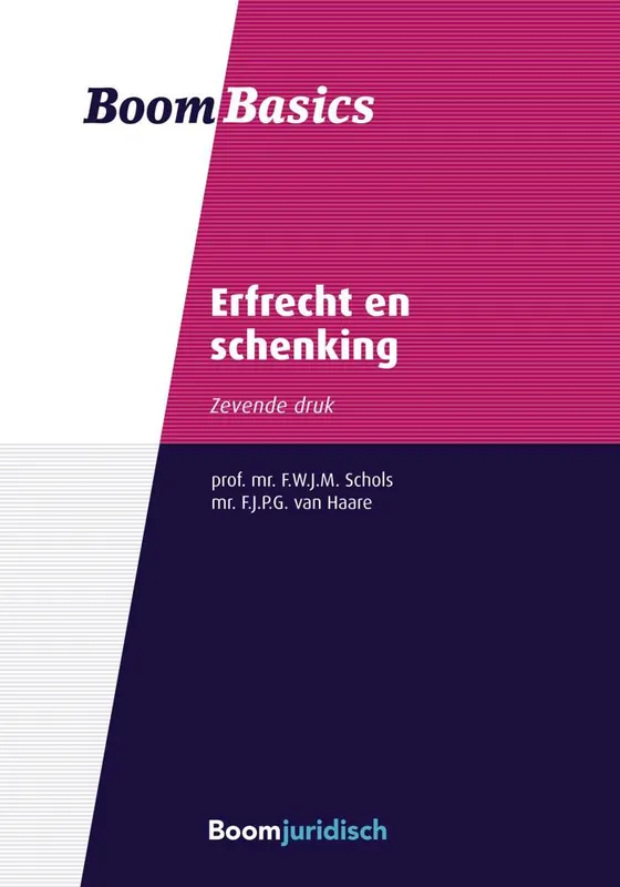 Erfrecht en schenking / Druk 7 Koopje