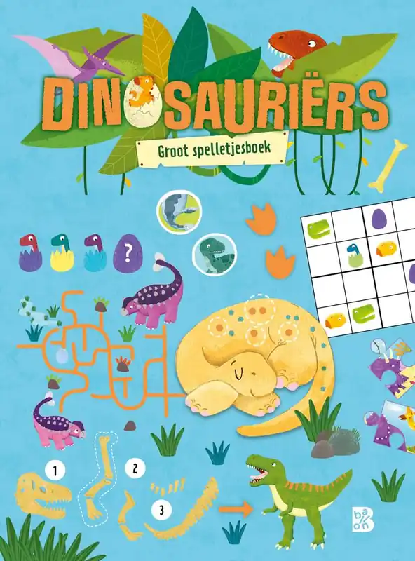 Fabrieksprijs Dinosauriërs: Groot spelletjesboek / Druk 1