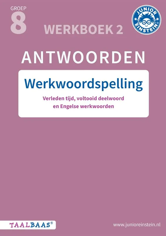 Speciale Aanbieding Werkwoordspelling groep 8 antwoordenboek 2 / Druk 1