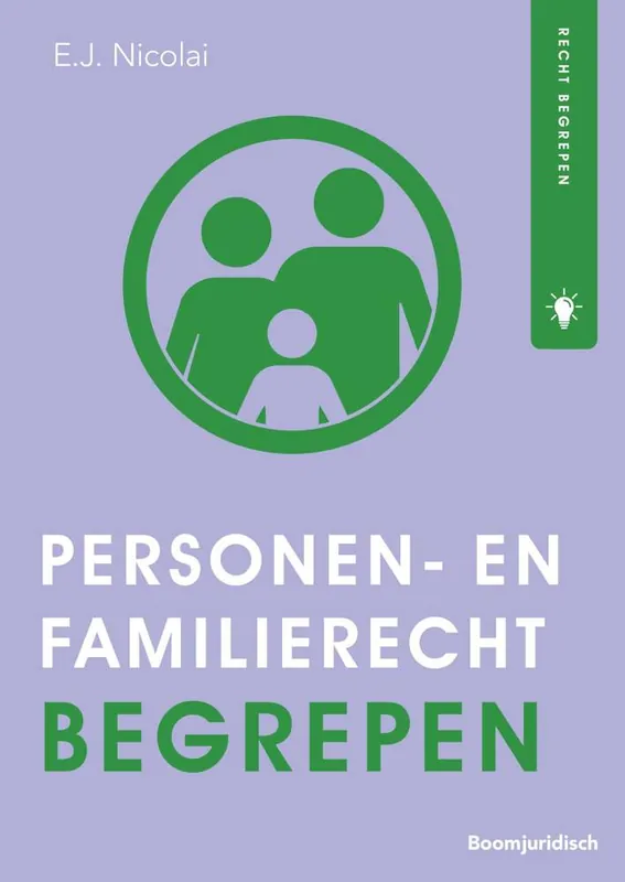 Personen- en Familierecht begrepen / Druk 1 Bestseller