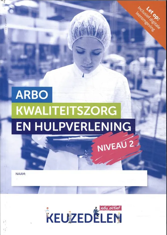 Fabrieksprijs Arbo, kwaliteitszorg en hulpverlening niveau 2 | combipakket / Druk 1