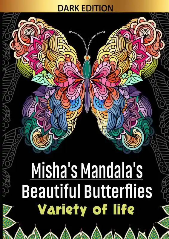 Speciale Aanbieding Misha's mandala's: Beautifull butterflies Variety of life / 1st Edition