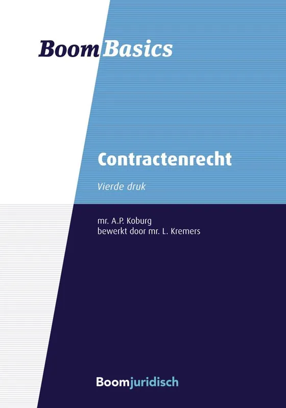 Boom Basics Contractenrecht / Druk 4 Speciale Aanbieding