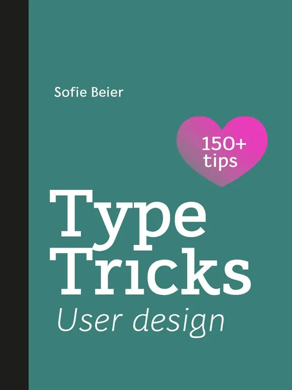 Gratis Verzending Type Tricks: User Design / 1st Edition